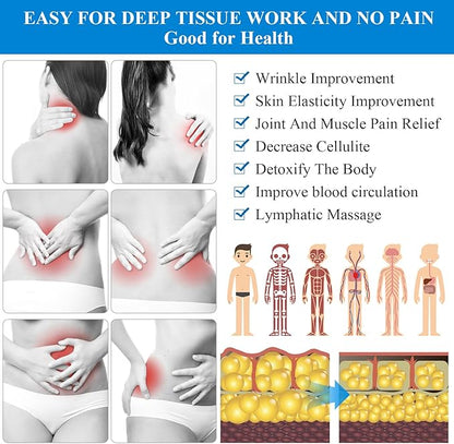 Silicone Cupping Therapy Sets, Cupping Kit for Massage Therapy,Anti Cellulite Cup, for Cellulite Reduction Joint Pain Muscle Pain