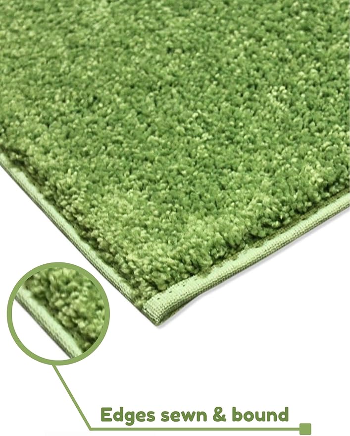 KOECKRITZ Soft and Colorful Kids Classroom Area Rugs (Passes Flammability Pill Test) Many Sizes and Bright Colors to Select from (10' x 14', Lime)