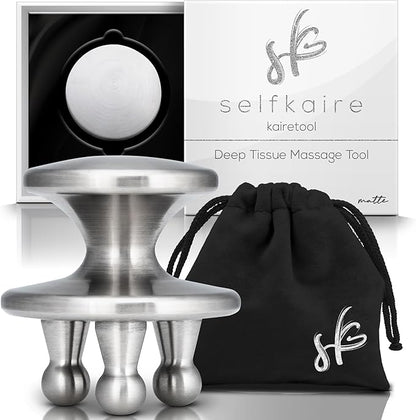Kairetool Face & Body Massager, Lymphatic Drainage, Deep Tissue Massage, Pressure Point Therapy for Depuffing and Debloating, Fascia and Myofascial Release, Reduces Look of Cellulite, Matte
