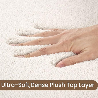Sour Lemon 9x12 Area Rugs for Living Room, Soft Large Area Rug Fluffy Rugs for Bedroom，Machine Washable Area Rug Non Slip Carpet Rug for Living Room Playroom Kids Room Home Decor