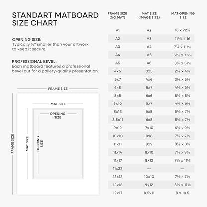 Homeforia A2 Picture Frame Bronze, High End Metal 16.5 x 23.4 inch Poster Frames with Mat 11.7 by 16.5 Photo, A2 Size Brass Frames Matted to A3 Print, 16.5x23.4 Hanging Frame, Tempered Glass, Set of 1