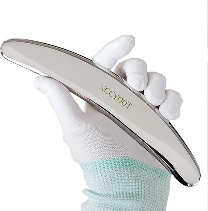 Gua sha Tool gua sha Stainless Steel iastm Tool Gussha Massage Tool Muscle Scraping Tool for Soft Tissue Therapy and Reduce Arms,Back, Legs, Neck Muscle Pain(zly)………
