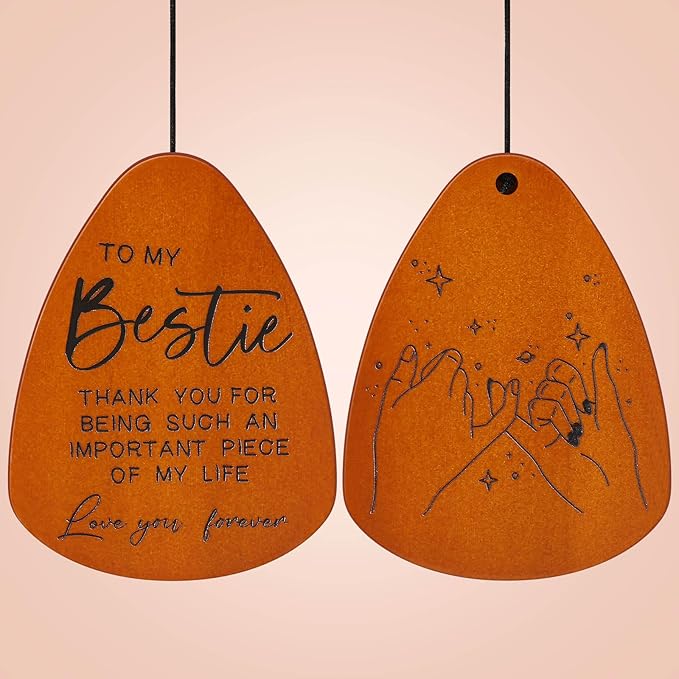 Bestie Gift for Women, Friend Gifts for Women, Unique Friendship Sister Gifts for Birthday, Mothers Day, Christmas, 32 Inch Wind Chimes Gift for Home Decor