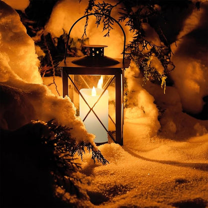 Aignis Indoor Flameless LED Candles Battery Operated with Remote Timer and Wax-Like Shell for Home/Wedding/Holiday Decor, Set of 2(D 2.95" x H 6")
