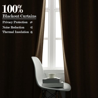 Full Blackout Privacy Curtains, 240 Inch Extra Wide Linen Blend Drapes, Pinch Pleat Window Drapery for Room Divider Storage/Space Room Separation, 1 Panel, W 240" x L 108", Sand Beige