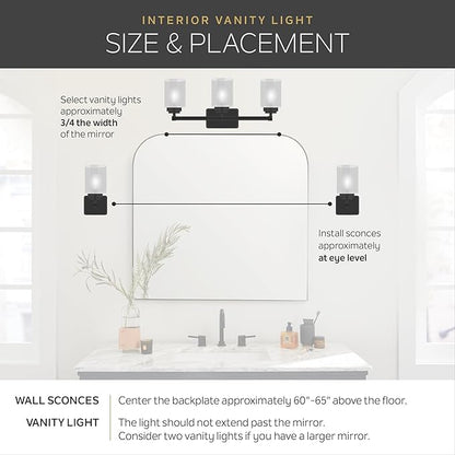 Kichler Crosby 9.25" Wall Sconce in Brushed Nickel, 1-Light Contemporary Hallway or Bathroom Light with Satin Etched Cased Opal Glass, (9.25" H x 4.5" W), 45495NI