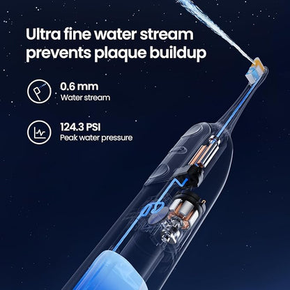 Soocas NEOS II Ultimate Set - Electric Toothbrush with Water Flosser, Sonic Electric Toothbrush for Adults, Portable for Travel, Deep Clean for Implants & Braces, Healthier Gums, Dark Violet