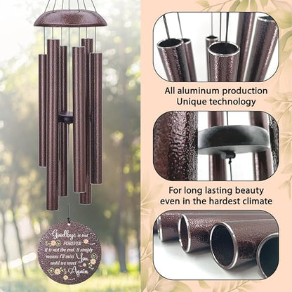 Personalized Sympathy Wind Chimes Gift, Memorial Wind Chimes, for Loss of Loved One Prime, Bereavement/Sympathy/Memorial Gift for Loss of Mother Father Husband Condolence Remembrance
