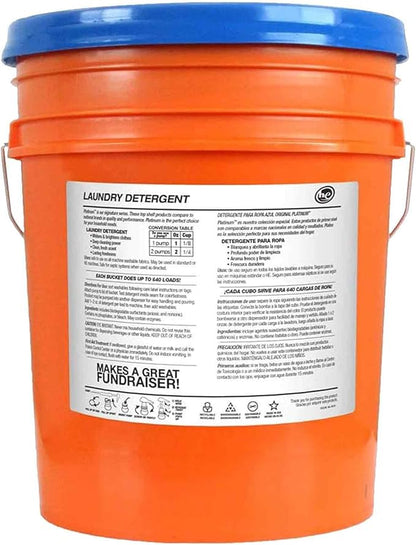 Ultra Fresh Liquid Laundry Detergent Washing Soap, 6X Platinum, ColdWater, 5 Gallon – Fabric Odor Remover to Wash Clothes and Sheets