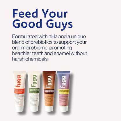 Fluoride-Free Toothpaste with Prebioitics – Coconut Cream Flavor (4oz) | Nano-Hydroxyapatite Remineralizing for Sensitive Teeth, Whitening & Enamel Repair