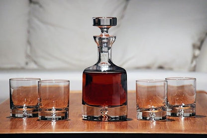 Ravenscroft Crystal Taylor Double Old Fashioned Decanter Set, 34 oz, Clear