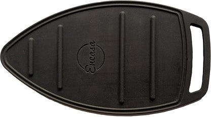 Encasa Homes Silicon Mat for Hot Iron Rest - Heat Resistant, Anti - Slip, Thicker Pad for Protecting Your Table During Ironing, Non-Burning, Machine Washable, Durable - Black
