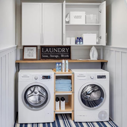 FIMELLO 30" Laundry Room Cabinets Wall Mounted,White