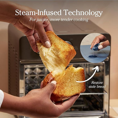 Our Place Wonder Oven | 6-in-1 Air Fryer & Toaster Oven with Steam Infusion | Compact, Countertop Friendly, Fast Preheat, Multifunctional | Air Fry, Toast, Roast, Bake, Reheat & Broil | Spice