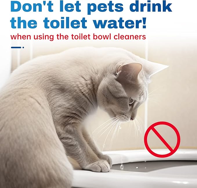 Vacplus Toilet Bowl Cleaner Tablets 80 PACK, Automatic Cleaners with Bleach, Slow-Releasing Toilet Tank Cleaners for Deodorizing & Descaling, Household Toilet Cleaners against Tough Stains