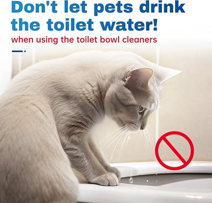 Vacplus Toilet Bowl Cleaner Tablets 80 PACK, Automatic Cleaners with Bleach, Slow-Releasing Toilet Tank Cleaners for Deodorizing & Descaling, Household Toilet Cleaners against Tough Stains