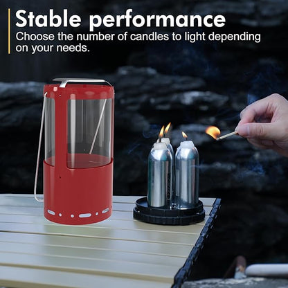 Candle Lantern, Camping Gear for Campers Use, Without Candles