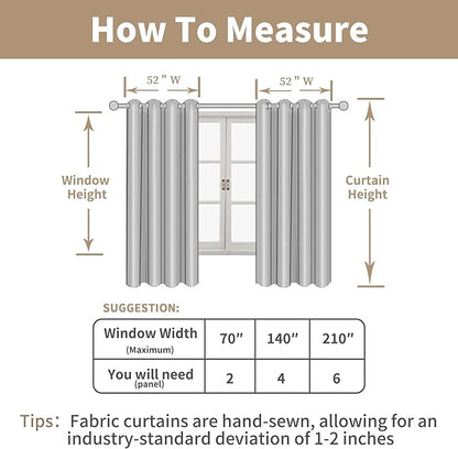 LAMIT Cream Linen Curtains 80 inches Long 2 Panels Set, Sheer White Light Filtering Neutral Drapes with Bronze Grommet for Bedroom/Living Room, 52 x 80 Inch