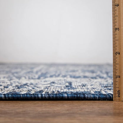 Keen Home Design Terrace Outdoor Runner Rug - 2x8 Washable Indoor/Outdoor Rug for Patio, Kitchen, Balcony, Beach, Garden, Deck and Porch, Size: 2'2"x7'7"