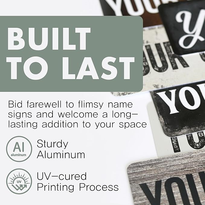 Rustic Custom Metal Sign - Custom Sign for Indoor or Outdoor Use (Rustic Black Border)