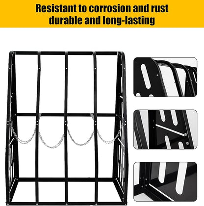 Vertical Bar Rack Standing Steel Vertical Long Parts Industrialized Large Capacity Storage Racks Rugged and Durable for Factories, Warehouses, Garages