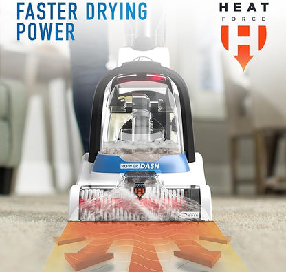 Hoover PowerDash Pet Compact Carpet Cleaner Machine, Lightweight Shampooer Machine, Pair with a Hoover Carpet Cleaner Solution for a Bright, Refreshed Home