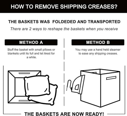 OIAHOMY Storage Cubes 11 Inch Storage Bins-3 Pack, Cotton Rope Woven Baskets for Organizing, Square Baskets for Shelves Organizer, Classroom, Toy Basket, Green