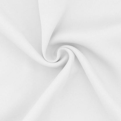 Easy-Going Blackout Curtains for Bedroom, Solid Thermal Insulated Grommet and Noise Reduction Window Drapes, Room Darkening Curtains for Living Room, 2 Panels (52x63 in,White)