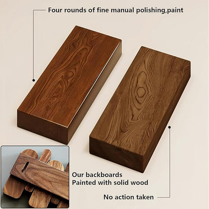 Wall Mounted Piano Key Hanger | Flip Style Hook | Entrance Wall Art Hook, Made of Oak Wood (3 Times Painted, 4 Times Polished) (Beech, 12Hooks)