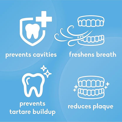 The Humble Co. Natural Whitening Toothpaste - Peppermint, Fluoride Free, Fresh Breath, Plaque Removal, Vegan & Cruelty Free, Non-Toxic SLS Free (5.5 oz, 2pk)