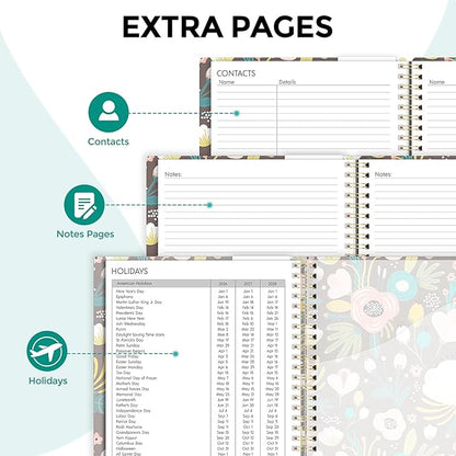 Planner 2026, 8.5" x 11" Monthly & Weekly Planner with Tabs, JAN - DEC 2026, Goal Setting & Time Management Organizer for Professionals & Students