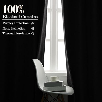 150 Inches Extra Wide Room Divider Draperies, Pinch Pleat Drapes, Absolutely Blackout Sliding Door Drapery, Total Privacy Ceiling Track Curtains, 150" W by 102" L, Natural Grey (1 Panel)