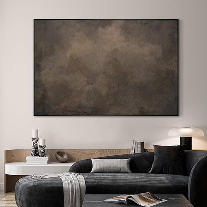 SIGNWIN 46"x72" Extra Large Framed Wall Art Neutral Cloudy Abstract Illustration, Soft Atmospheric Design for Home Living Room Bedroom Decor (Frame Assembly Required)