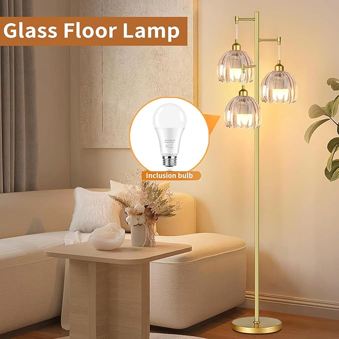 Floor Lamp for Living Room Bedroom Rattan Boho Standing Lamp with Remote Dimmable Black Wicker Arc Bamboo Lamp Shade Floor Light Adjustable Tall Lamp Farmhouse Industrial Floor Lamps Bohemian