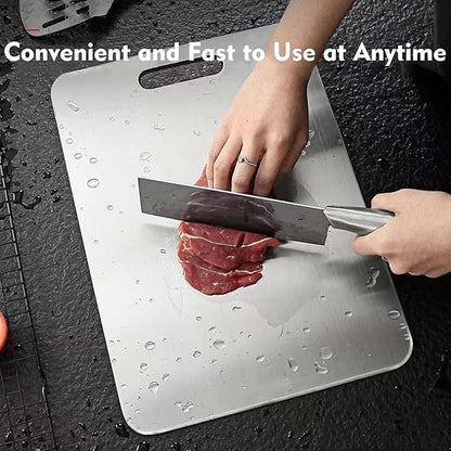 Titanium Cutting Board - 1 pack Titanium Cutting Boards for Kitchen,Double Sided Titanium Cutting Mat（11.81 * 17.91in）