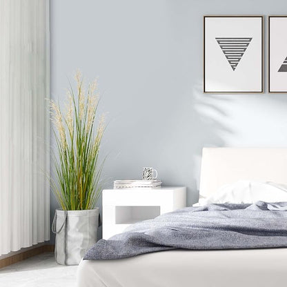 Artificial Plant, 47in Tall Pampas Grass, Faux House Plants in Pot, Indoor Decorative Flowers &Greenery for Home and Office, Ideal Housewarming Gift