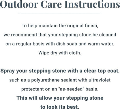 Let's Make Memories Personalized Garden Stone - Resin - Custom Garden Décor - Heart Stepping Stone - for Dad - for Father's Day