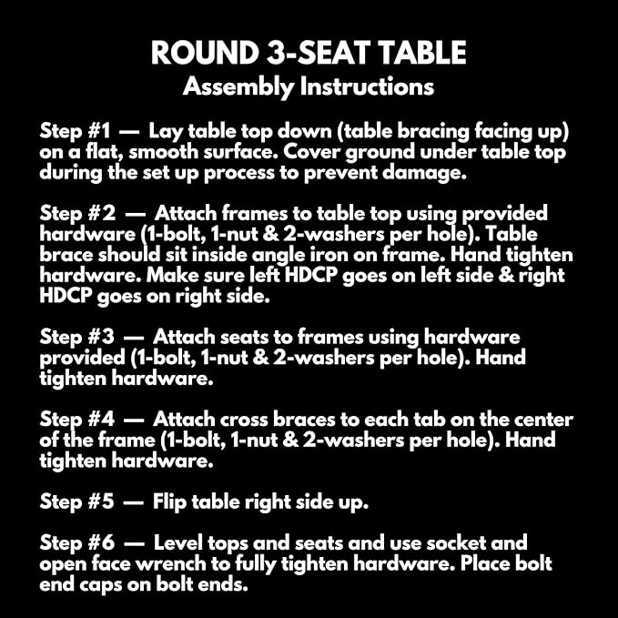 Heavy-Duty Portable Outdoor Picnic Table with Umbrella Hole, Punched Steel Patio Dining Furniture Made in America (46" Round Top, Dark Green)