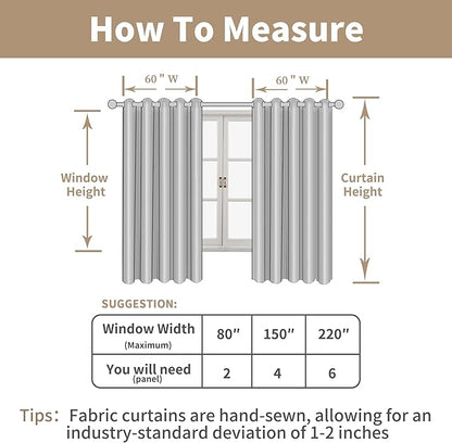 LAMIT Light Filtering Sheer Linen Curtains 84 inches Long, Linen Textured Semi Sheer Bronze Grommet Natural Boho Drapes for Living Room/Farmhouse/Bedroom, 2 Panels, Cream, 60 x 84 Inch