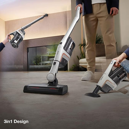 Miele Triflex HX2 Cordless Stick Vacuum Cleaner, 60 min runtime, Lotus White / Rose Gold