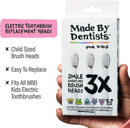 Kids Electric Toothbrush - Rechargeable Vibrating Toothbrush with Timer, Includes 6 Replacement Heads, Gently Cleans Teeth, for Girls and Boys, Kids & Toddlers Age 2+, Cheetah