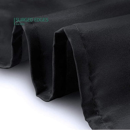 Surmente 132 inch Round Tablecloths -5 Pack Black Round Table Cloths, Polyester Fabric Table Covers for Wedding, Party, Banquet, or Restaurant
