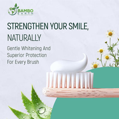 Natural Fluoride Free Toothpaste - Nano Hydroxyapatite, Remineralizing, Sensitive Teeth, Whitening & Zero Waste Tube - Dentist Recommended for Adult & Kids Oral Aloe Vera & Chamomile (2 Pack, Aloe)