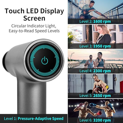 arboleaf Massage Gun, Powerful Massage Gun Deep Tissue, Handheld Percussion Muscle Massager with Portable Travel Case for Athletes, Relax, Gifts
