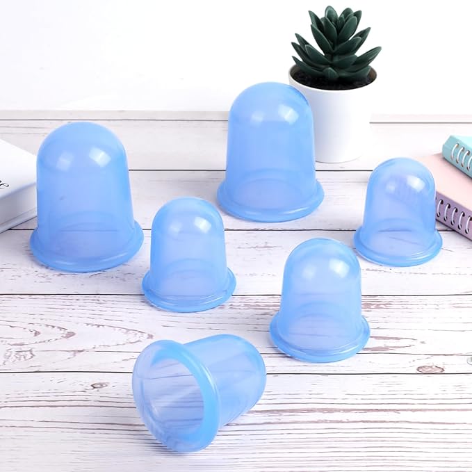 Silicone Cupping Therapy Set - Cupping Kit for Massage Therapy - Cellulite Remover Cupping Set - Anti Cellulite Cup Massager, Vacuum Suction Massage Cups for Cellulite Reduction