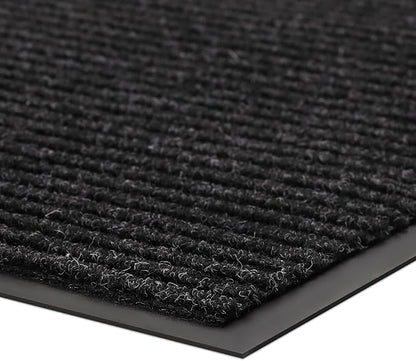 Large Front Door Mat, 72" x 48" Durable Front Doormat, Heavy Duty Large Welcome Door Matt for Home Entrance, No Slip Rubber Low Profile Door Mats for High Traffic Area