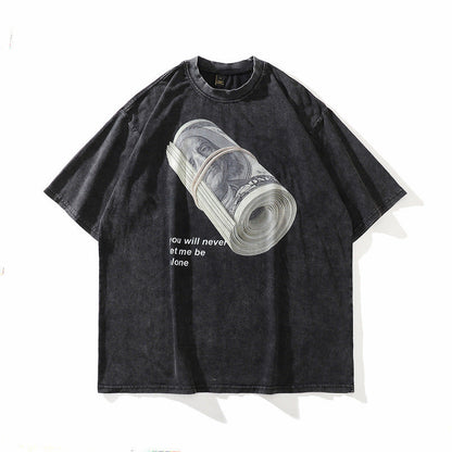 Vintage Streetwear Graffiti T-Shirt for Men