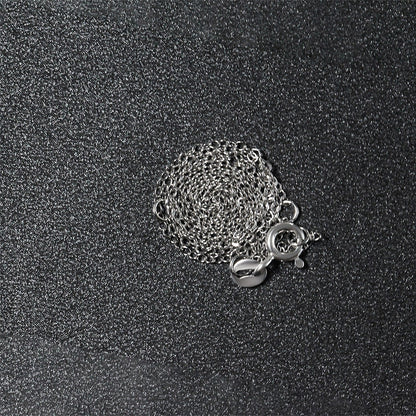 Double Extendable Piatto Chain in 14k White Gold (1.2mm)