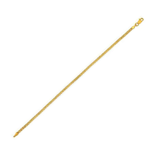 Chaîne Bismarck en or jaune 14 carats (2,50 mm)