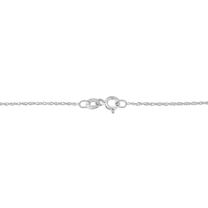 .925 Sterling Silver 4 Cttw Round-Cut Double Row Composite Diamond Heart 18" Pendant Necklace (K-L Color, I1-I2 Clarity)